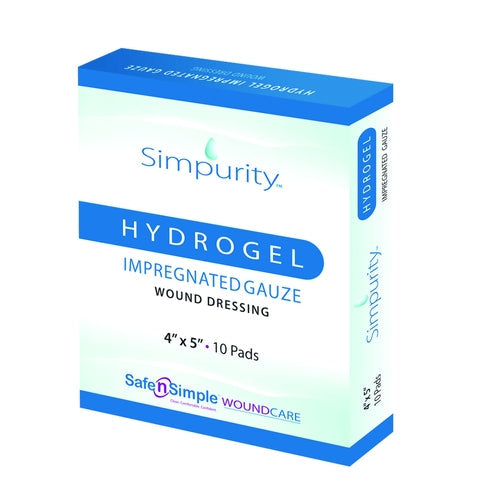 Safe N Simple Simpurity Impregnated Hydrogel Gauze Wound Dressing (80 Count) Safe N Simple Simpurity Impregnated Hydrogel Gauze Wound Dressing (80 Count)