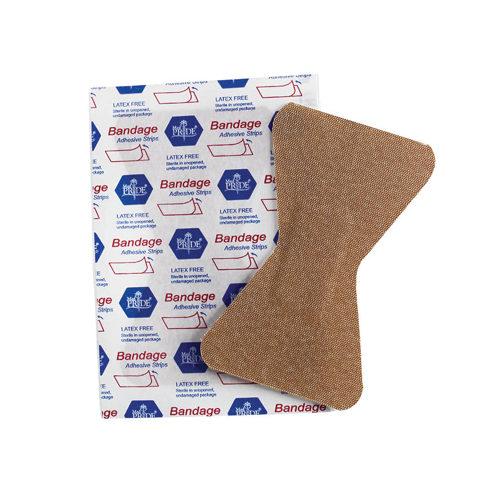 MedPride Sterile Fabric Fingertip Adhesive Bandages, 1.75" x 3" - 100/Box, Case of 24 (2400 Count) MedPride Sterile Fabric Fingertip Adhesive Bandages, 1.75" x 3" - 100/Box, Case of 24 (2400 Count)