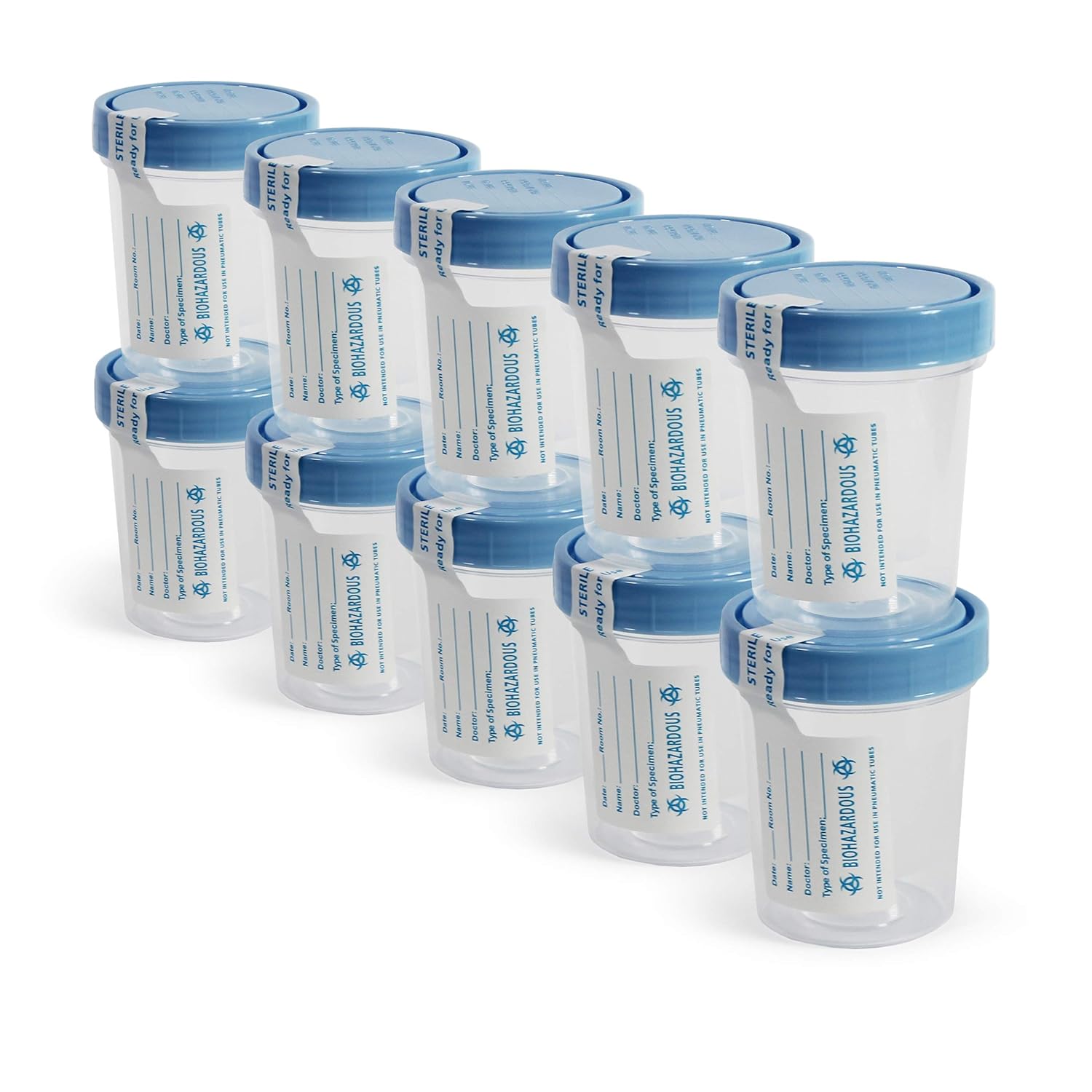 MedPride Disposable Specimen Containers Sterile - 4oz. Individually Pack / Case of 100 MedPride Disposable Specimen Containers Sterile - 4oz. Individually Pack / Case of 100