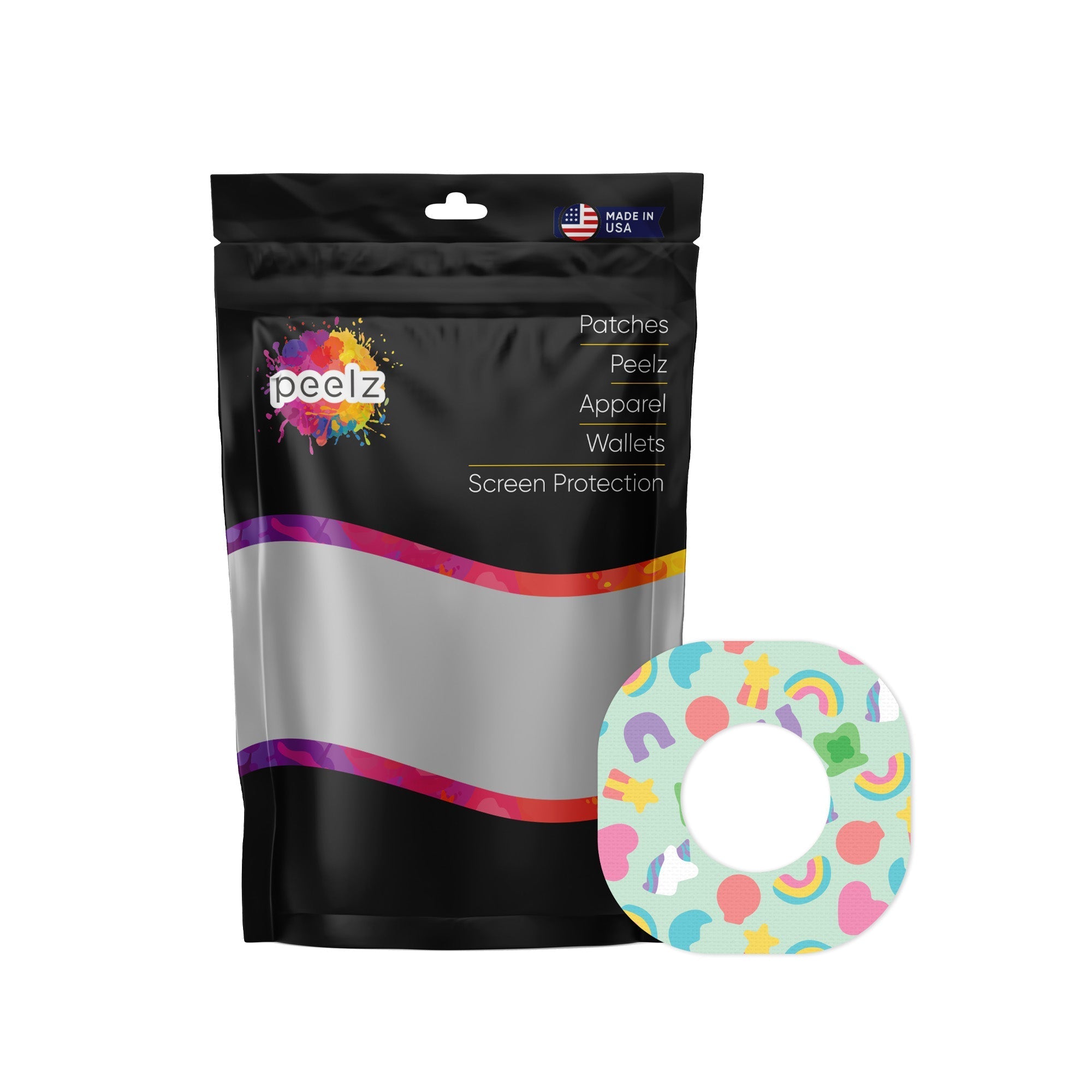 Marshmallow Charms Dexcom G7 and Stelo Patch Tape - Pump Peelz Marshmallow Charms Dexcom G7 and Stelo Patch Tape - Pump Peelz