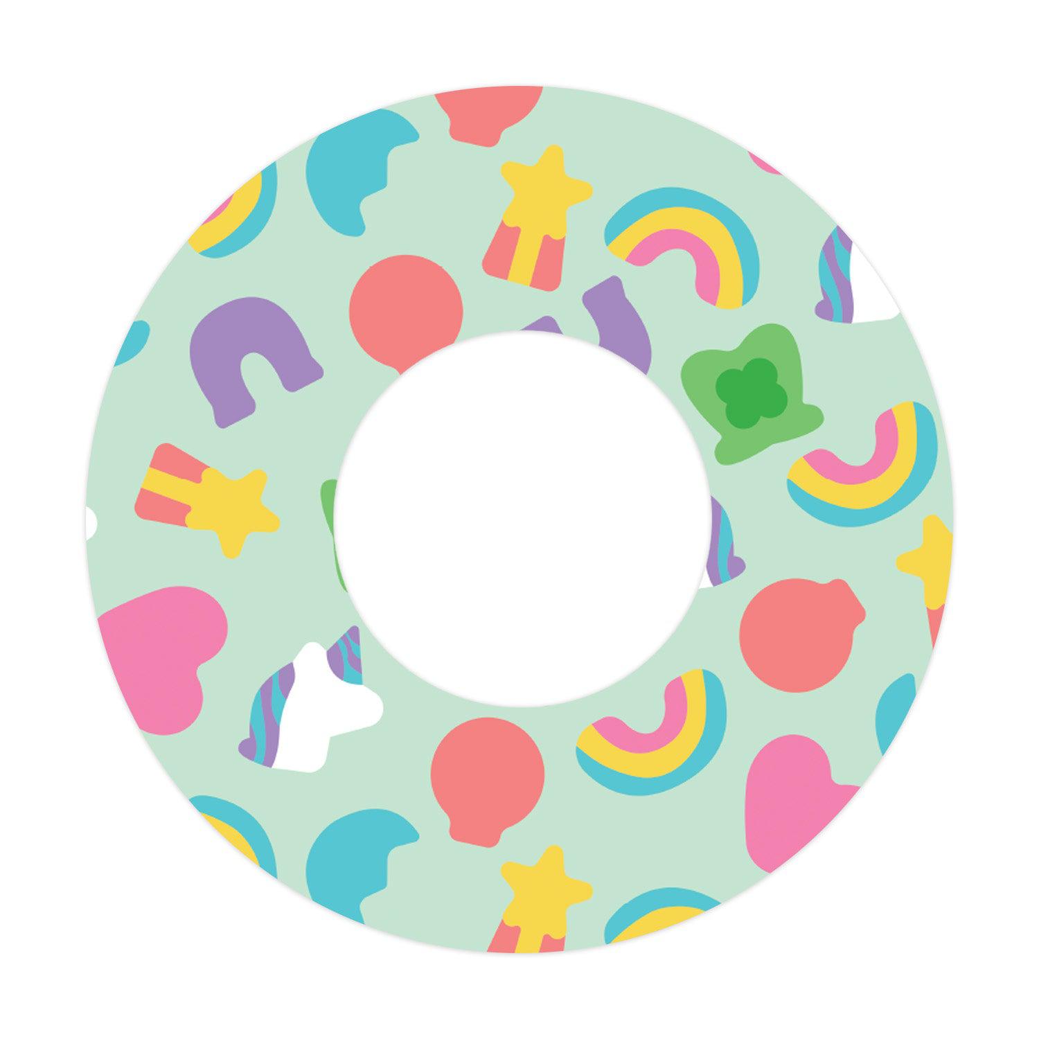 Marshmallow Charms Patch Tape Designed for the FreeStyle Libre 2 Marshmallow Charms Patch Tape Designed for the FreeStyle Libre 2