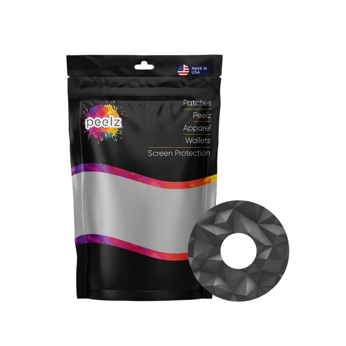 Matte Geometric Patch Tape Designed for the FreeStyle Libre 3 Plus & Lingo Matte Geometric Patch Tape Designed for the FreeStyle Libre 3 Plus & Lingo