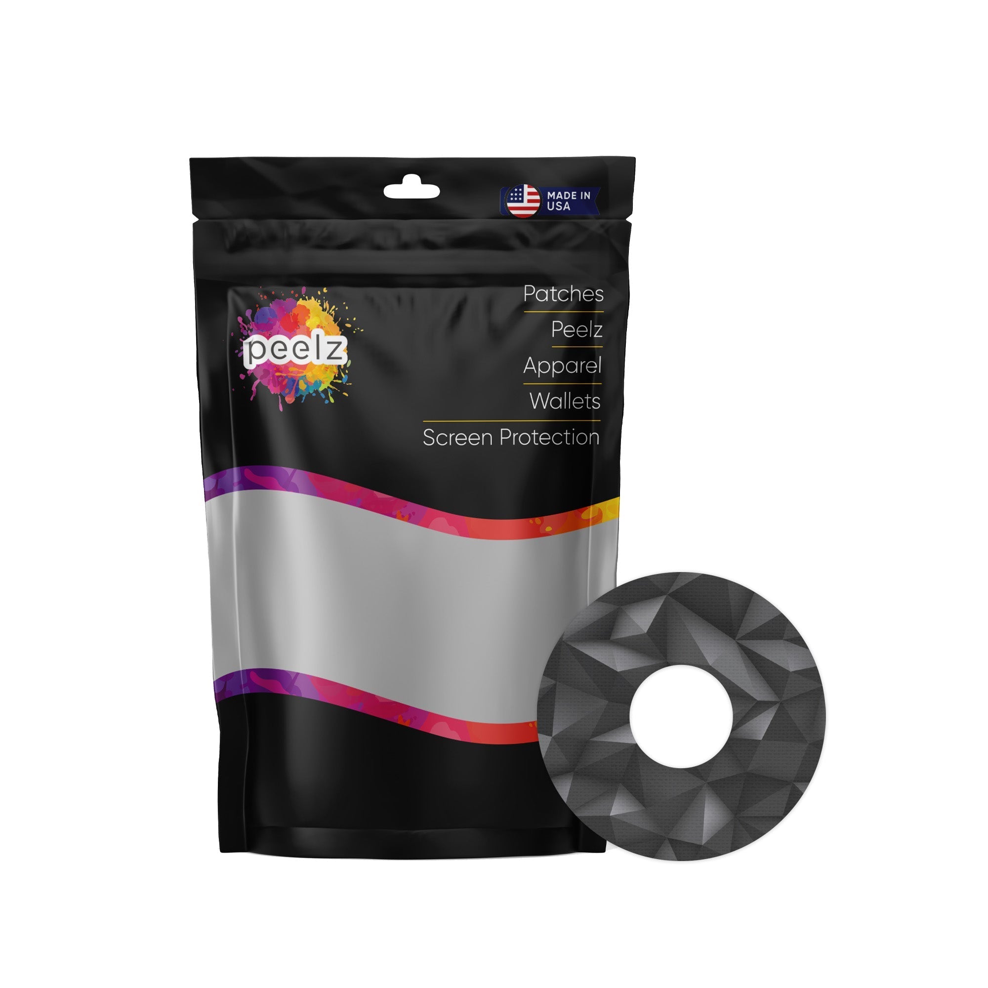 Matte Geometric Patch Tape Designed for the FreeStyle Libre 3 Plus & Lingo Matte Geometric Patch Tape Designed for the FreeStyle Libre 3 Plus & Lingo