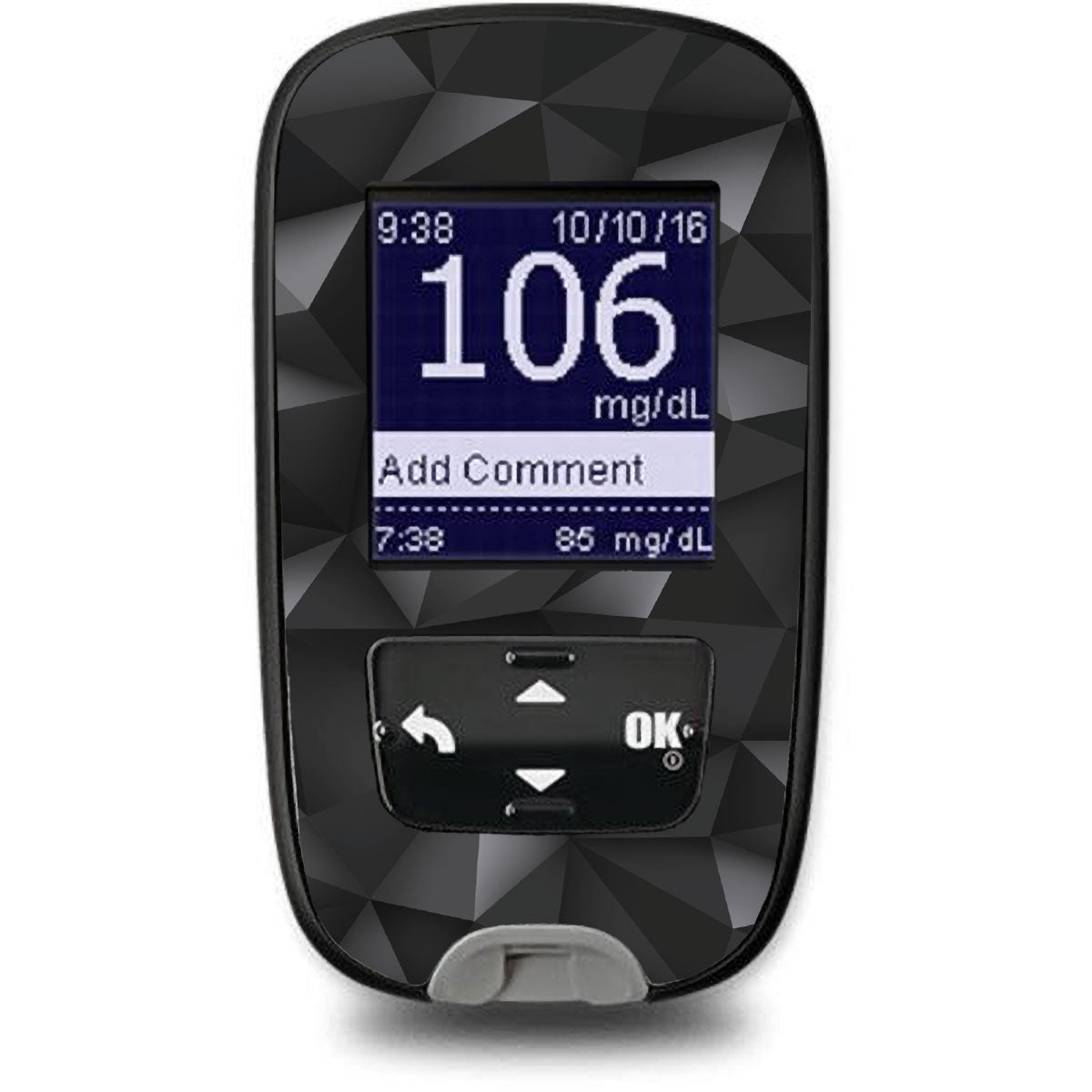 Matte Geometric Sticker for the Accu-Chek Guide Glucometer Matte Geometric Sticker for the Accu-Chek Guide Glucometer