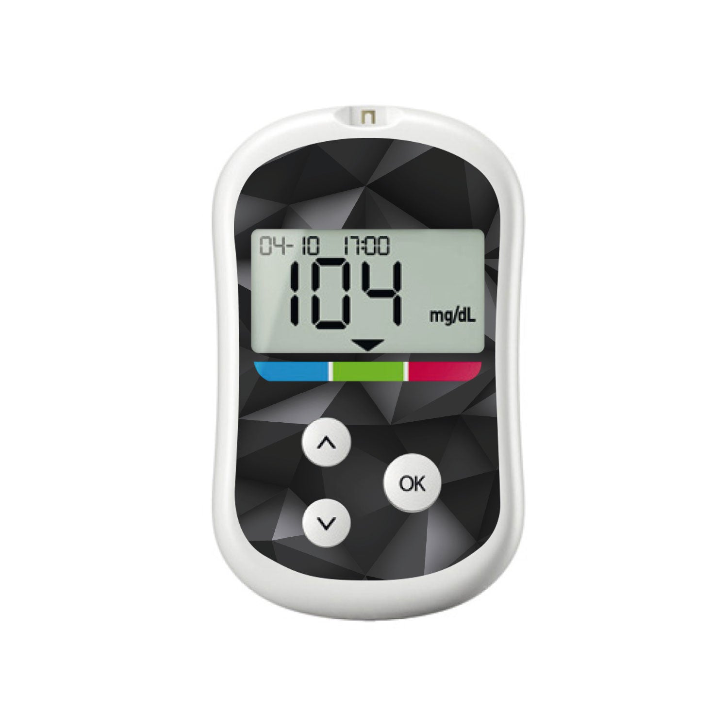 Matte Geometric for OneTouch Verio Flex Glucometer Matte Geometric for OneTouch Verio Flex Glucometer