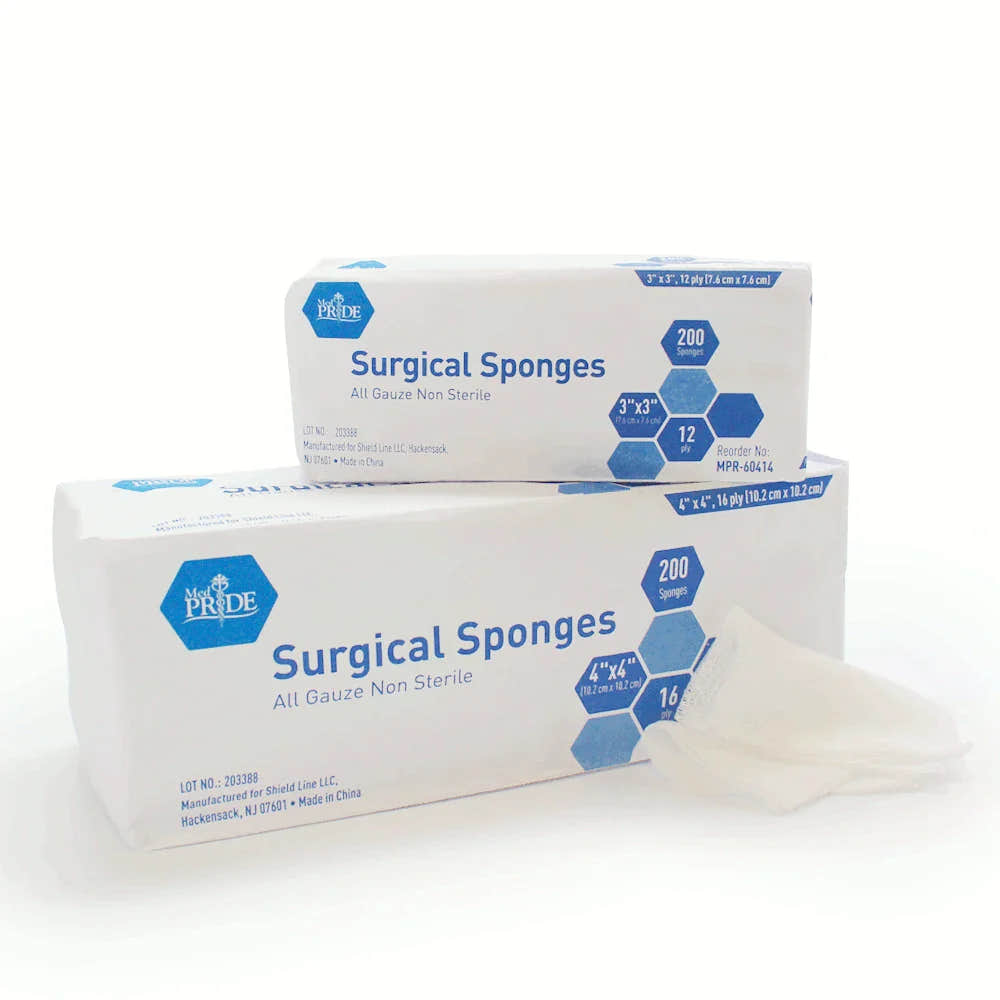 MedPride All Gauze Sponge Non-Sterile MedPride All Gauze Sponge Non-Sterile