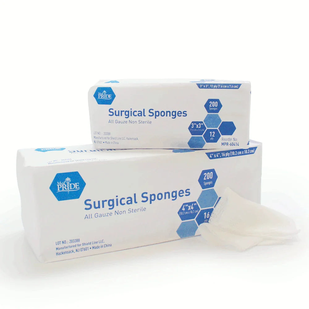 MedPride All Gauze Sponge Non-Sterile MedPride All Gauze Sponge Non-Sterile
