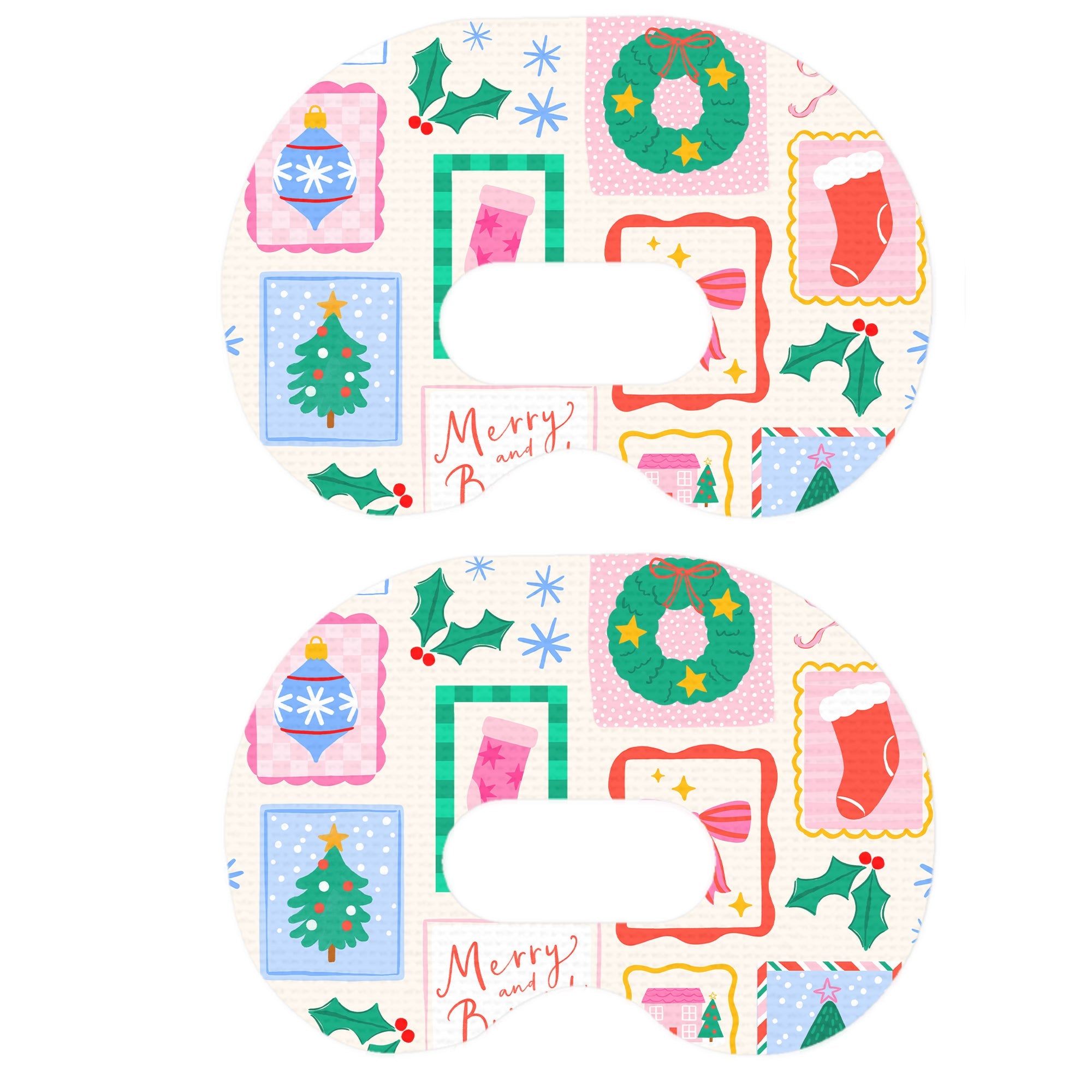 Holiday Greetings Medtronic Guardian Connect Patch Tape - Pump Peelz Holiday Greetings Medtronic Guardian Connect Patch Tape - Pump Peelz