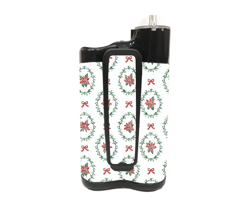Poinsettia Parade Medtronic MiniMed 770G & 780G Sticker - Pump Peelz Poinsettia Parade Medtronic MiniMed 770G & 780G Sticker - Pump Peelz