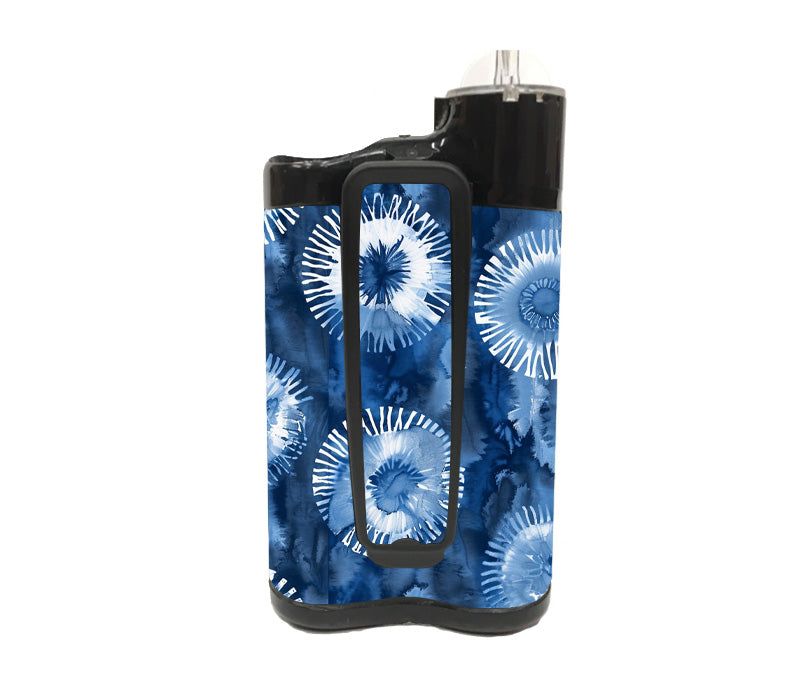 Monochrome Blue Tie Dye Sticker for Medtronic MiniMed 770G & 780G Monochrome Blue Tie Dye Sticker for Medtronic MiniMed 770G & 780G