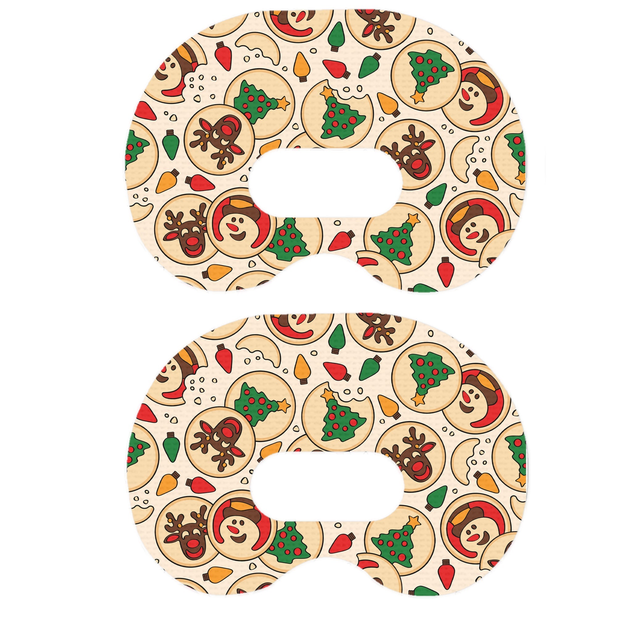 Santa's Cookies Medtronic Guardian Connect Patch Tape - Pump Peelz Santa's Cookies Medtronic Guardian Connect Patch Tape - Pump Peelz