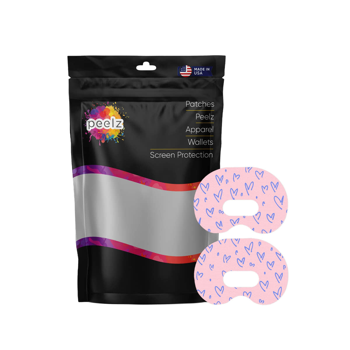 Love Language Medtronic Guardian Connect Patch Tape - Pump Peelz Love Language Medtronic Guardian Connect Patch Tape - Pump Peelz