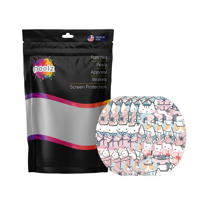 Meowy Christmas Pod Patch Tape - Pump Peelz Meowy Christmas Pod Patch Tape - Pump Peelz