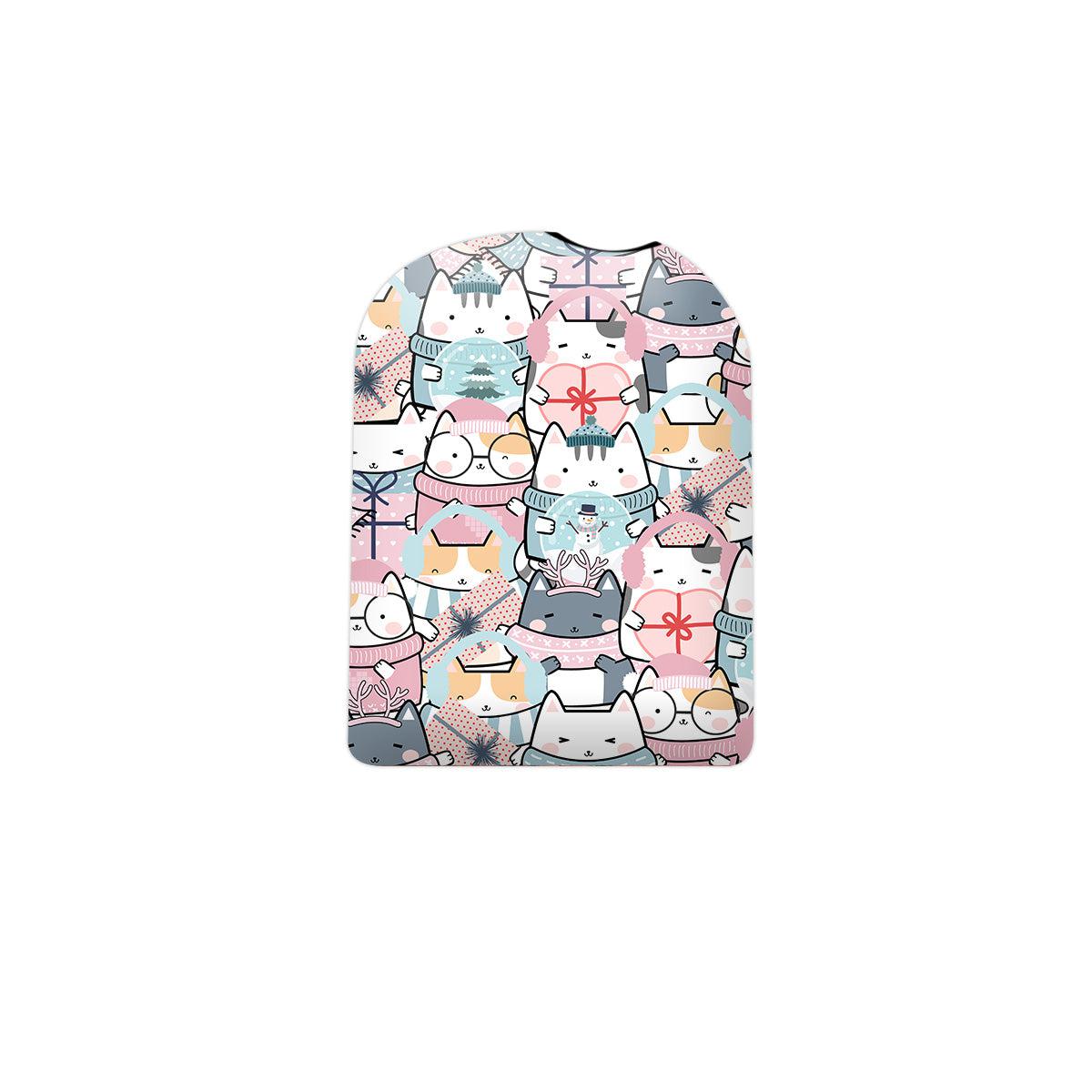 Meowy Christmas Pod Sticker – Pump Peelz Meowy Christmas Pod Sticker – Pump Peelz
