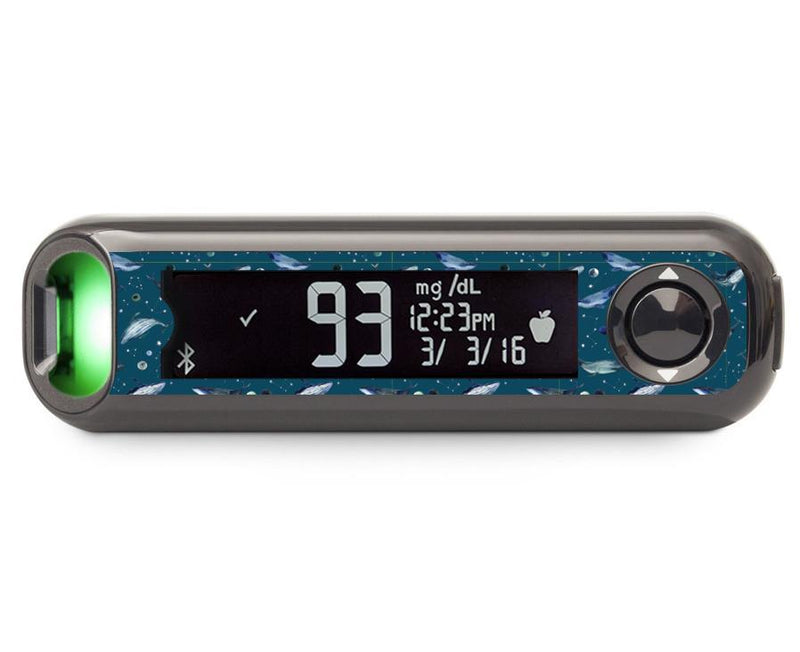 Midnight Whales for Bayer Contour© Next One Glucometer Midnight Whales for Bayer Contour© Next One Glucometer