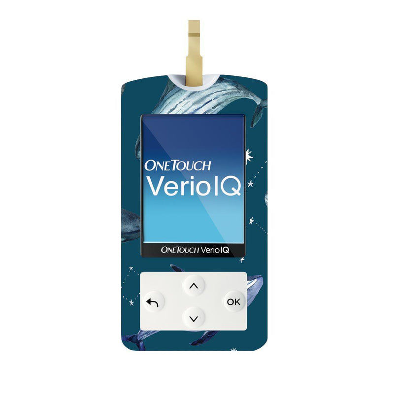 Midnight Whales for OneTouch Verio IQ Glucometer Midnight Whales for OneTouch Verio IQ Glucometer