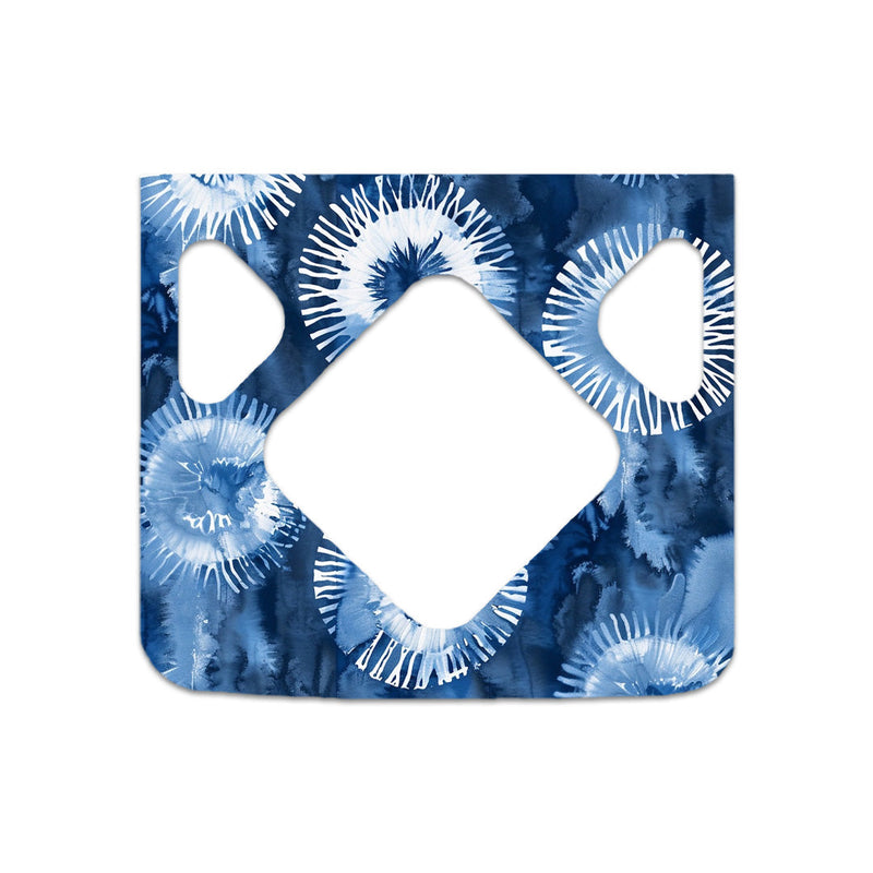 Monochrome Blue Tie Dye Sticker for Medtronic MiniMed 770G & 780G Monochrome Blue Tie Dye Sticker for Medtronic MiniMed 770G & 780G