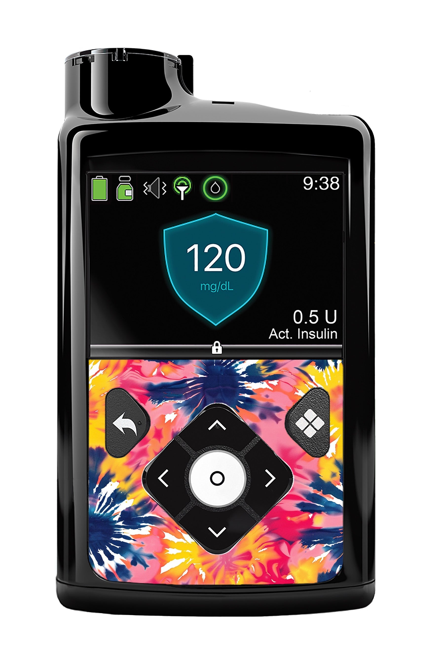 Summer Tie Dye Sticker for Medtronic MiniMed 770G & 780G Summer Tie Dye Sticker for Medtronic MiniMed 770G & 780G