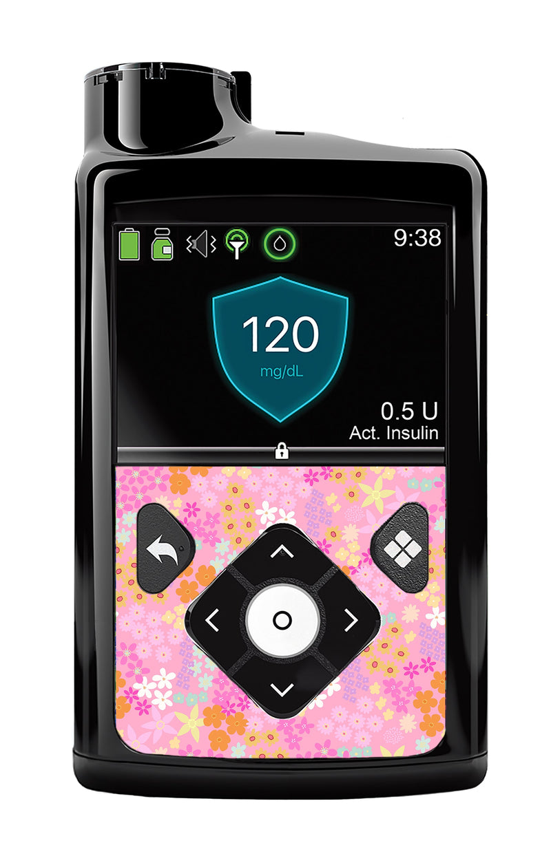 Pink Petals Medtronic MiniMed 770G & 780G Sticker - Pump Peelz Pink Petals Medtronic MiniMed 770G & 780G Sticker - Pump Peelz