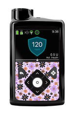 Batty Blooms Medtronic MiniMed 770G & 780G Sticker - Pump Peelz Batty Blooms Medtronic MiniMed 770G & 780G Sticker - Pump Peelz