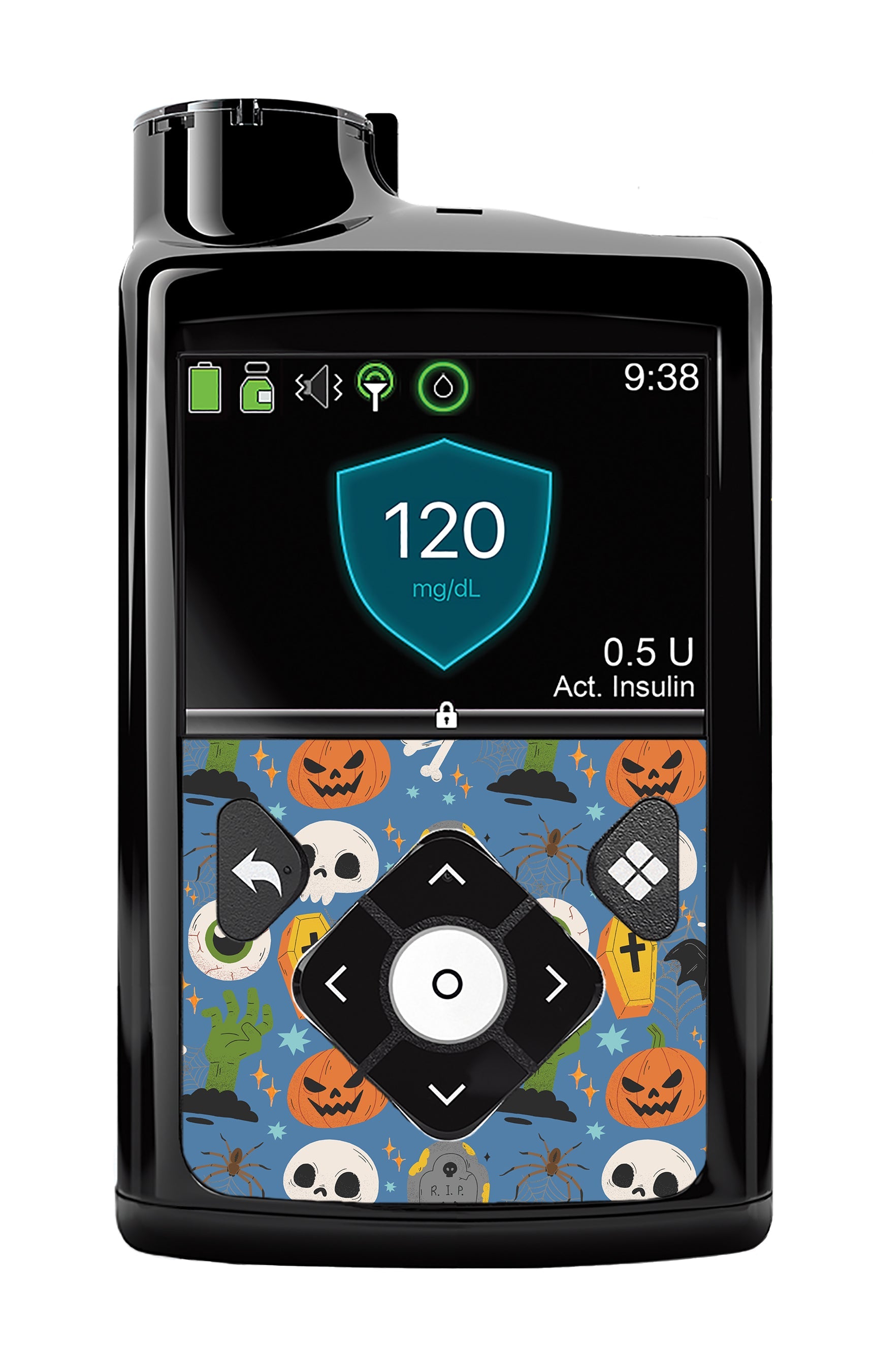 Spooky Night Medtronic MiniMed 770G & 780G Sticker - Pump Peelz Spooky Night Medtronic MiniMed 770G & 780G Sticker - Pump Peelz