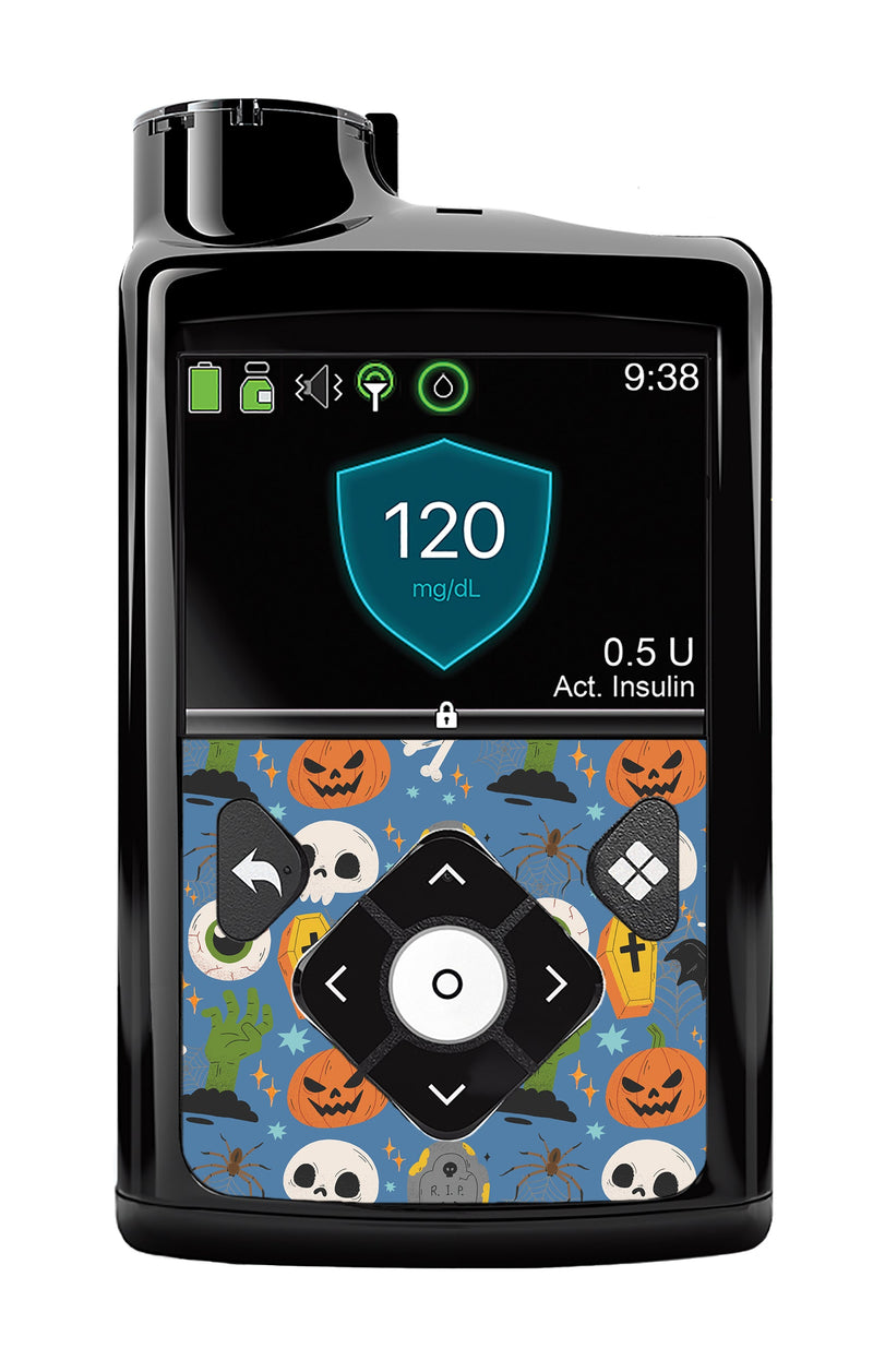 Spooky Night Medtronic MiniMed 770G & 780G Sticker - Pump Peelz Spooky Night Medtronic MiniMed 770G & 780G Sticker - Pump Peelz