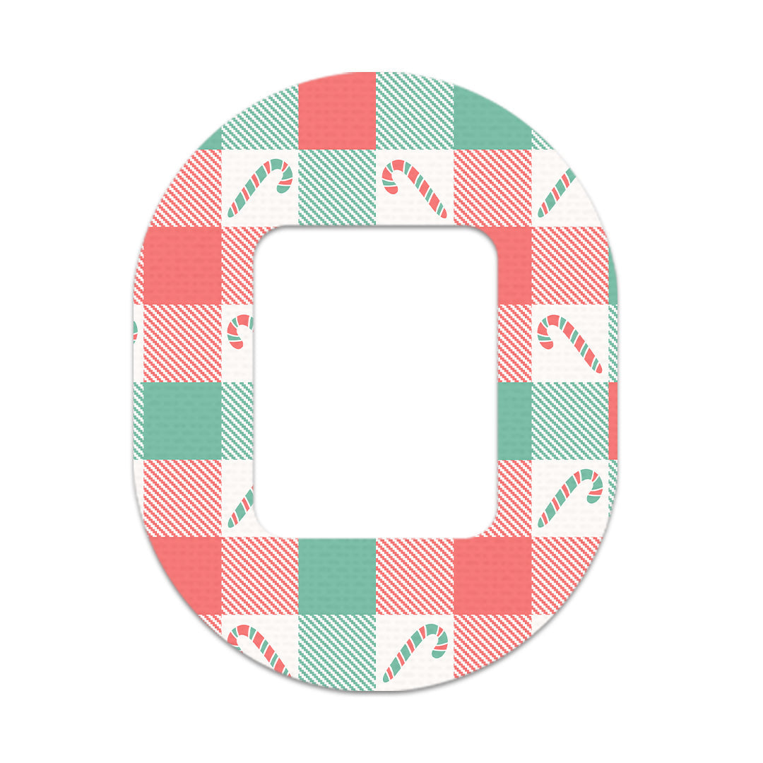 Peppermint Plaid Tandem Mobi Patch Tape - Pump Peelz Peppermint Plaid Tandem Mobi Patch Tape - Pump Peelz