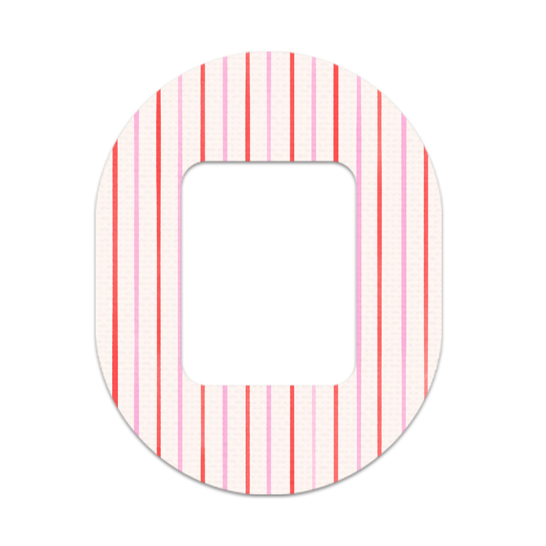 Peppermint Stripes Tandem Mobi Patch Tape - Pump Peelz Peppermint Stripes Tandem Mobi Patch Tape - Pump Peelz