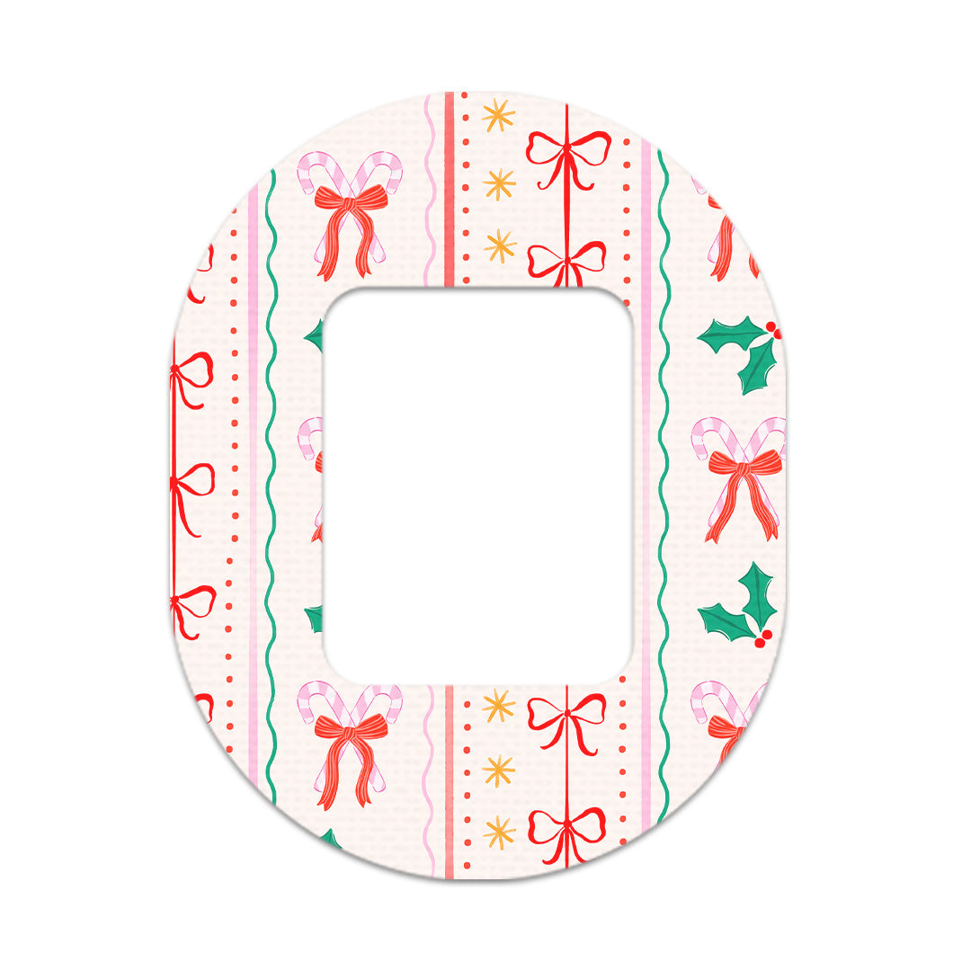 Holly Jolly Ribbon Tandem Mobi Patch Tape - Pump Peelz Holly Jolly Ribbon Tandem Mobi Patch Tape - Pump Peelz