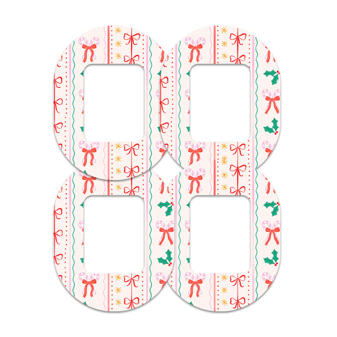 Holly Jolly Ribbon Tandem Mobi Patch Tape - Pump Peelz Holly Jolly Ribbon Tandem Mobi Patch Tape - Pump Peelz