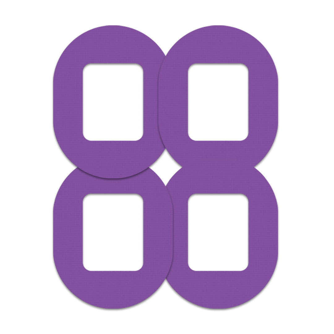 Solid Color Purple Tandem Mobi Patch Tape - Pump Peelz Solid Color Purple Tandem Mobi Patch Tape - Pump Peelz