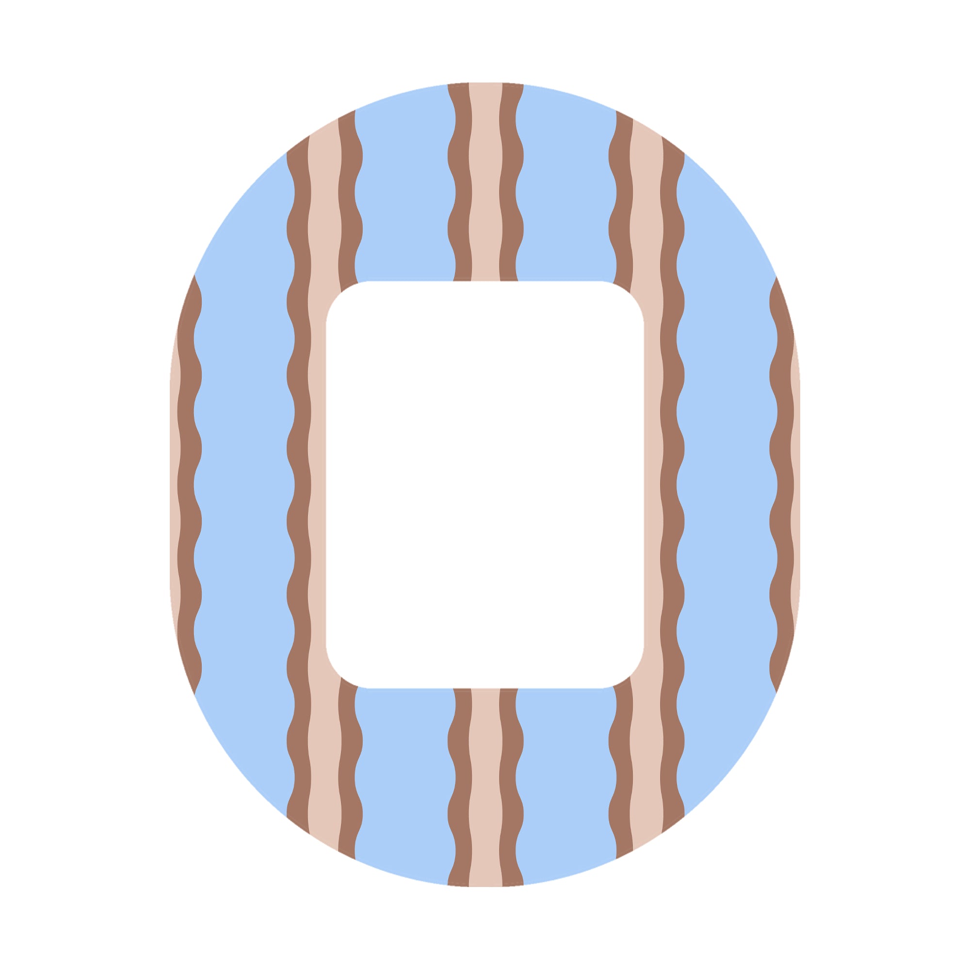 Boardwalk Waves Tandem Mobi Decorative Patch Tape - Pump Peelz Boardwalk Waves Tandem Mobi Decorative Patch Tape - Pump Peelz