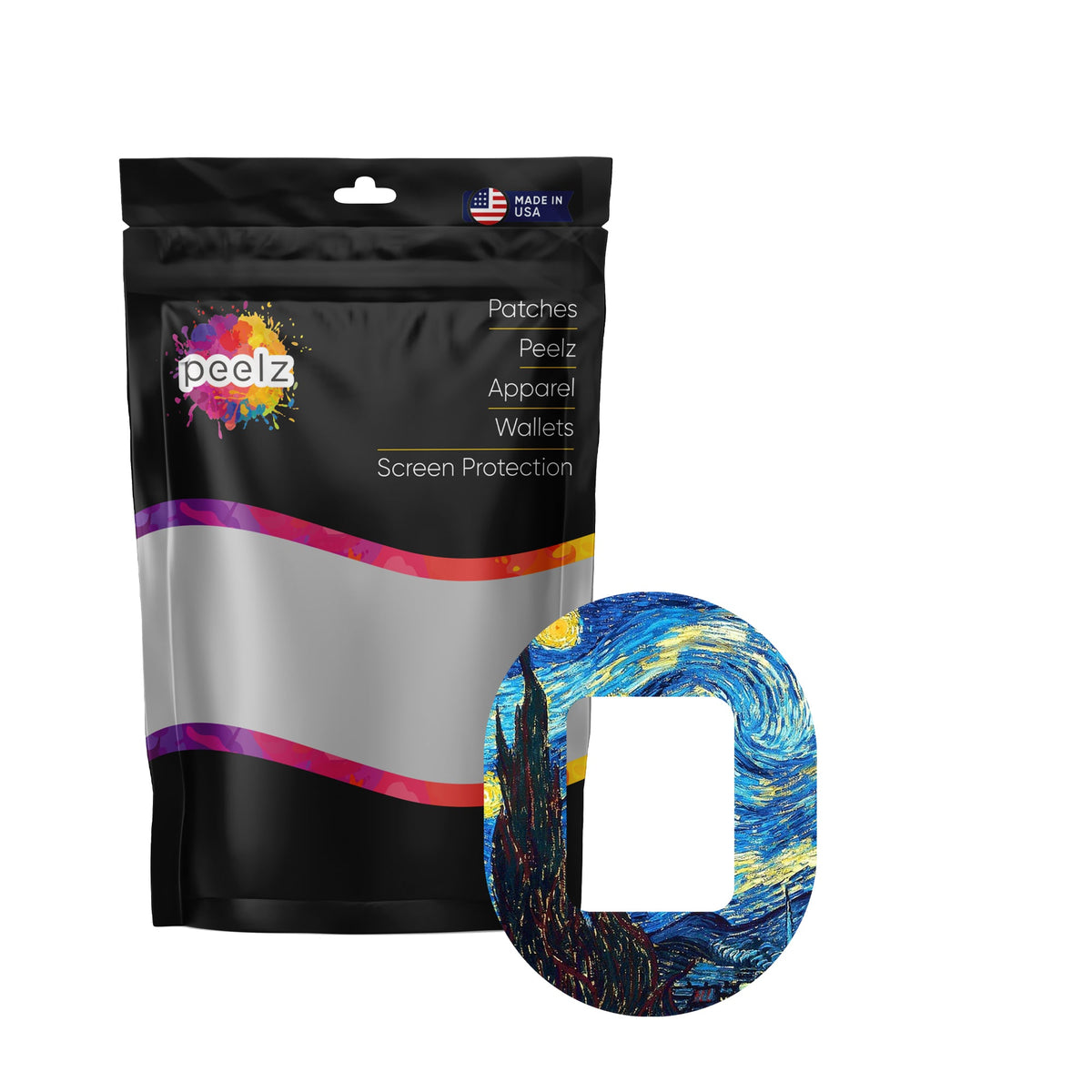 Starry Night Tandem Mobi Decorative Patch Tape - Pump Peelz Starry Night Tandem Mobi Decorative Patch Tape - Pump Peelz