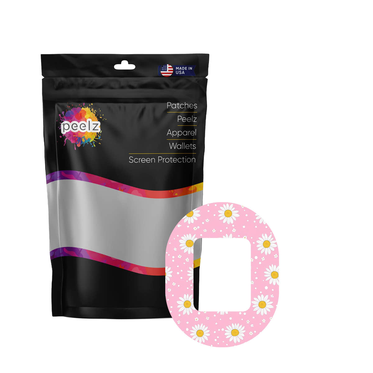 Spring Daisy Tandem Mobi Decorative Patch Tape - Pump Peelz Spring Daisy Tandem Mobi Decorative Patch Tape - Pump Peelz