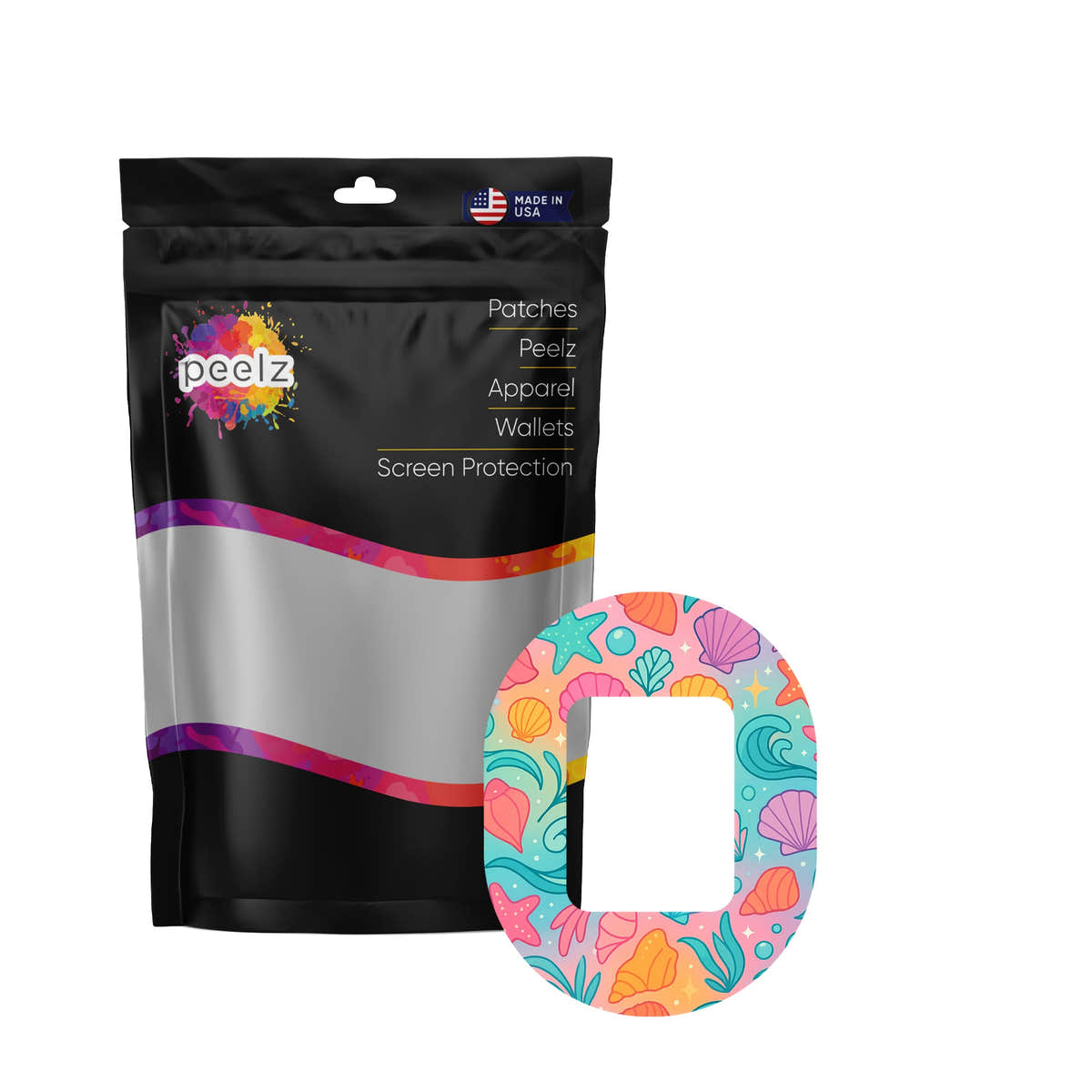 Rainbow Reef Tandem Mobi Decorative Patch Tape - Pump Peelz Rainbow Reef Tandem Mobi Decorative Patch Tape - Pump Peelz