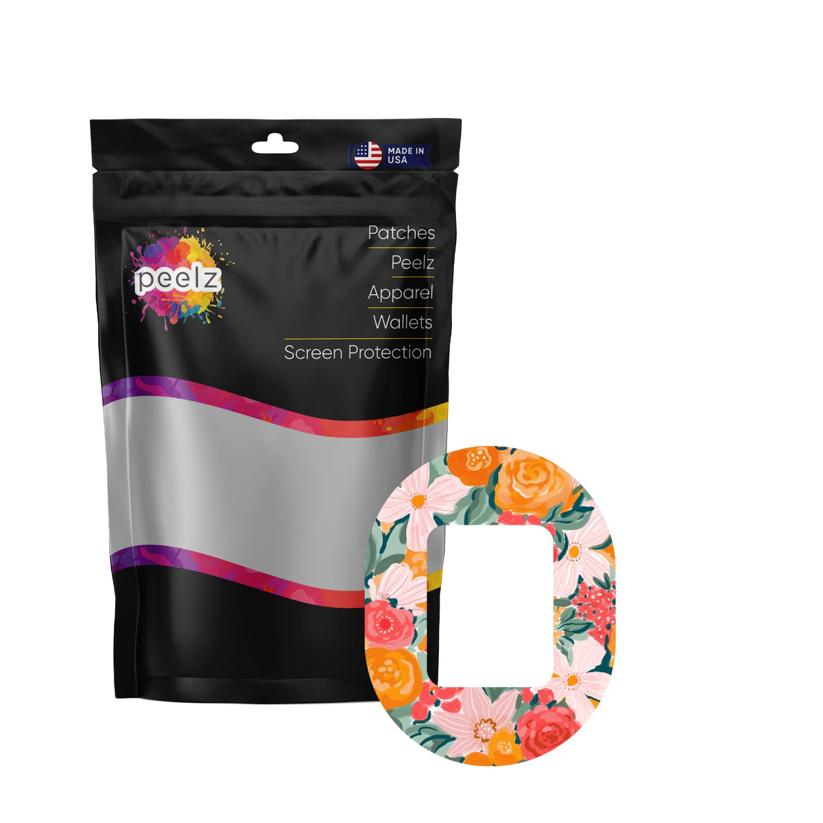 Blush Blossom Tandem Mobi Decorative Patch Tape - Pump Peelz Blush Blossom Tandem Mobi Decorative Patch Tape - Pump Peelz