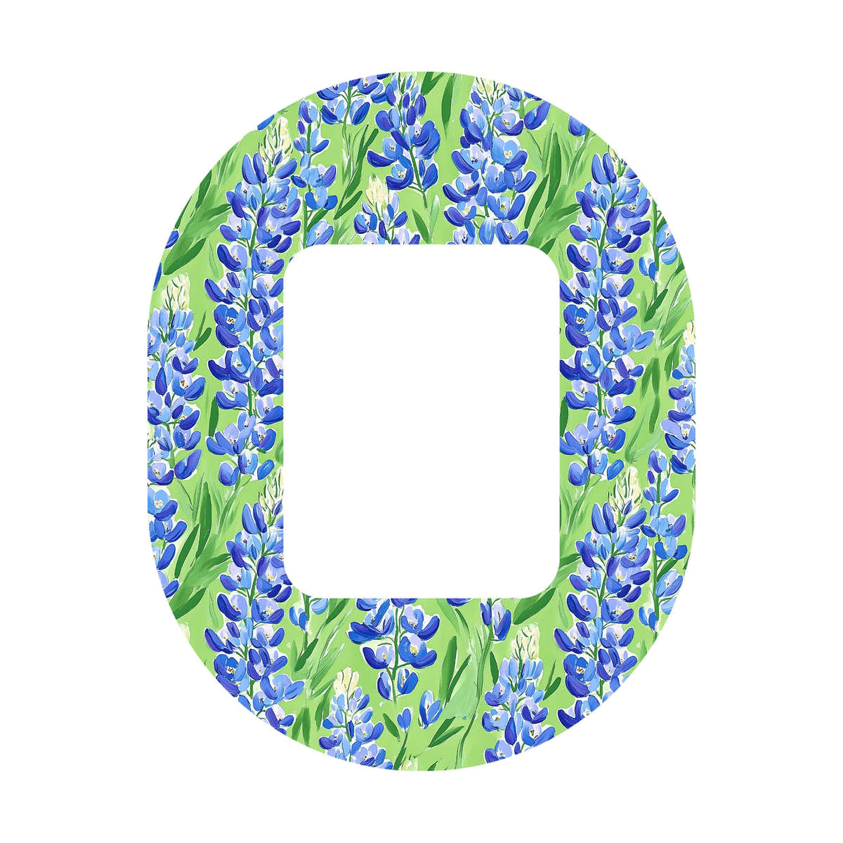 Blue Blooms Tandem Mobi Decorative Patch Tape - Pump Peelz Blue Blooms Tandem Mobi Decorative Patch Tape - Pump Peelz