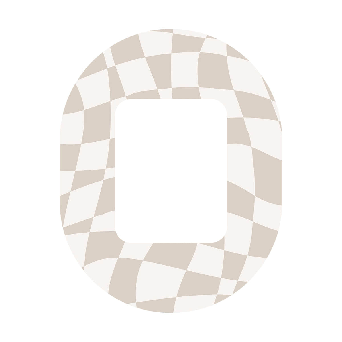 Creamy Check Tandem Mobi Decorative Patch Tape - Pump Peelz Creamy Check Tandem Mobi Decorative Patch Tape - Pump Peelz