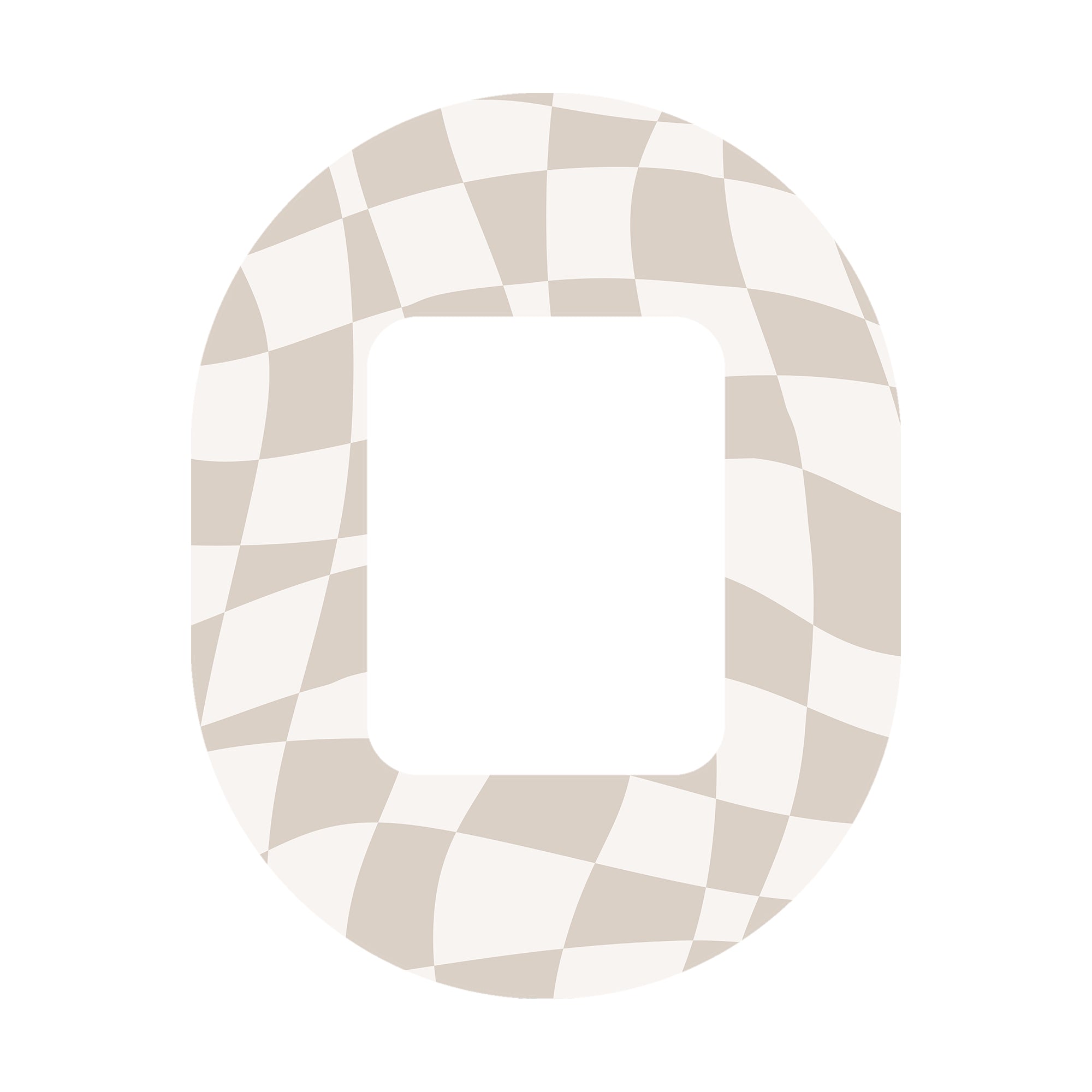 Creamy Check Tandem Mobi Decorative Patch Tape - Pump Peelz Creamy Check Tandem Mobi Decorative Patch Tape - Pump Peelz