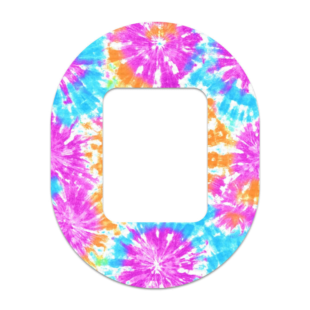 Neon Tie Dye Tandem Mobi Decorative Patch Tape - Pump Peelz Neon Tie Dye Tandem Mobi Decorative Patch Tape - Pump Peelz