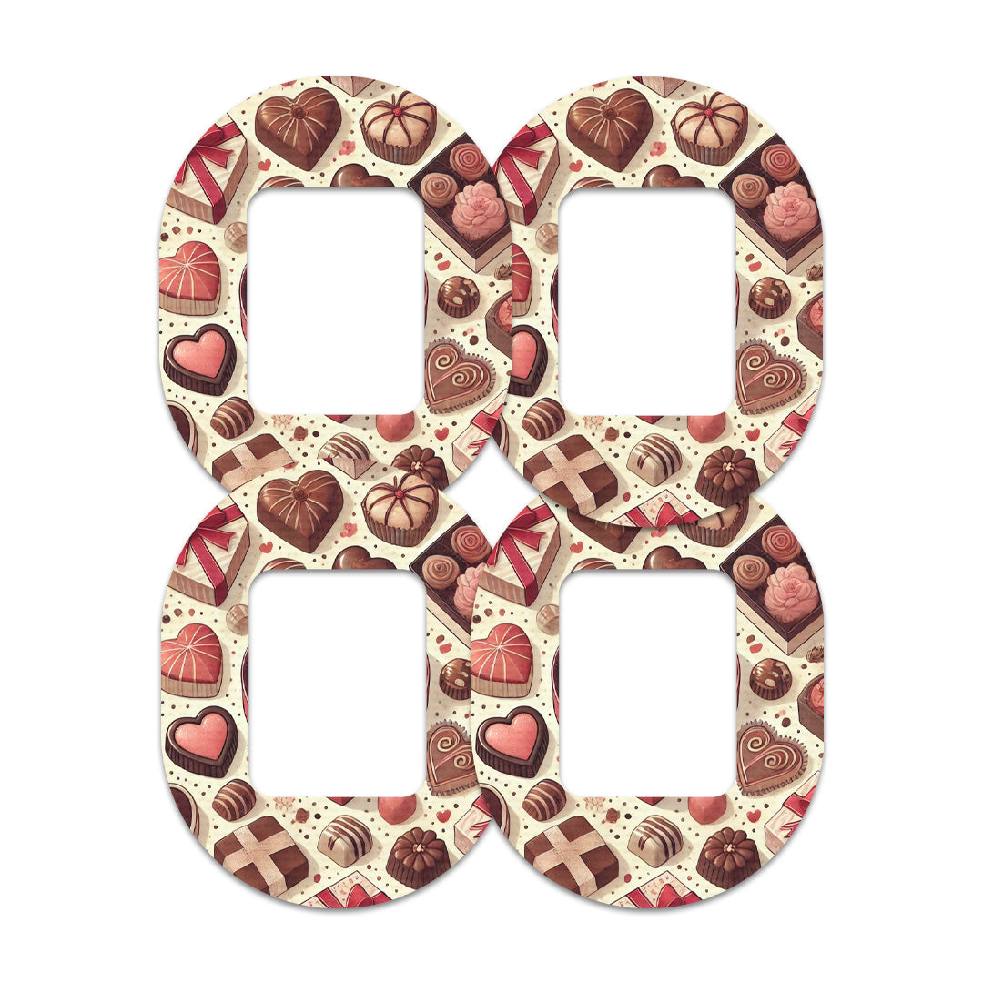 Chocolate Love Tandem Mobi Decorative Patch Tape - Pump Peelz Chocolate Love Tandem Mobi Decorative Patch Tape - Pump Peelz