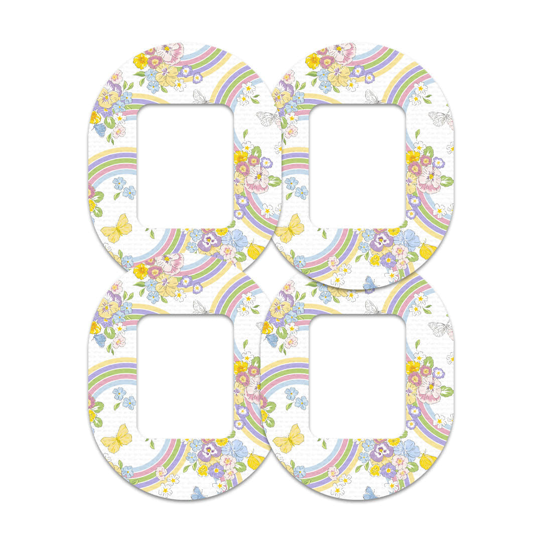 Rainbow Blooms Tandem Mobi Decorative Patch Tape - Pump Peelz Rainbow Blooms Tandem Mobi Decorative Patch Tape - Pump Peelz