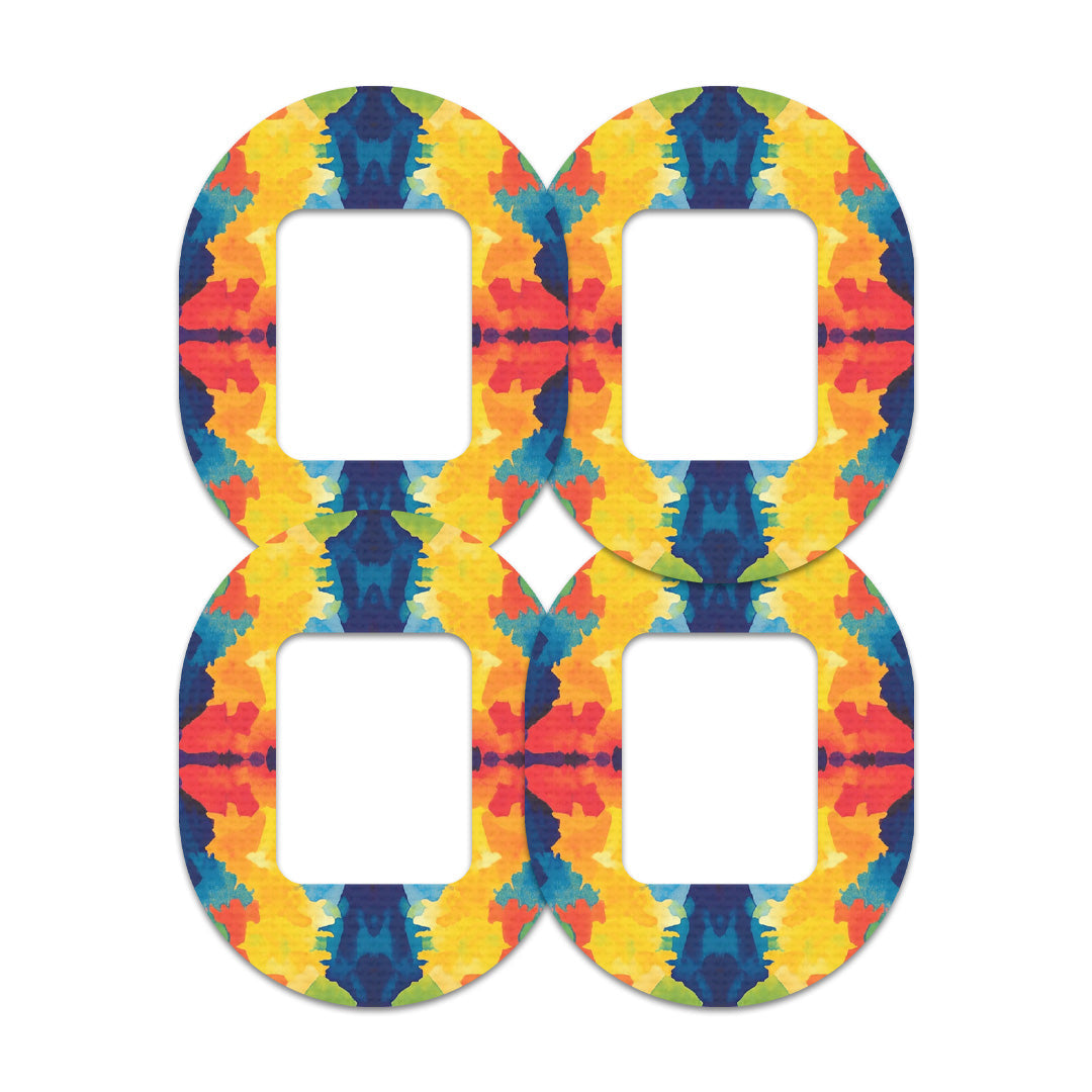Bright Tie Dye Tandem Mobi Decorative Patch Tape - Pump Peelz Bright Tie Dye Tandem Mobi Decorative Patch Tape - Pump Peelz