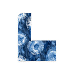 Monochrome Blue Tie Dye Sticker for Tandem Mobi Monochrome Blue Tie Dye Sticker for Tandem Mobi