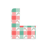 Peppermint Plaid Tandem Mobi Sticker - Pump Peelz Peppermint Plaid Tandem Mobi Sticker - Pump Peelz
