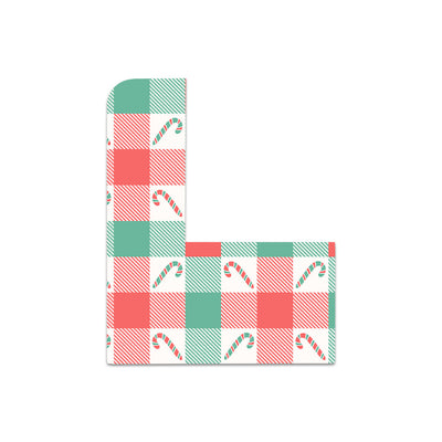 Peppermint Plaid Tandem Mobi Sticker - Pump Peelz Peppermint Plaid Tandem Mobi Sticker - Pump Peelz