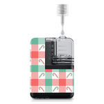 Peppermint Plaid Tandem Mobi Sticker - Pump Peelz Peppermint Plaid Tandem Mobi Sticker - Pump Peelz