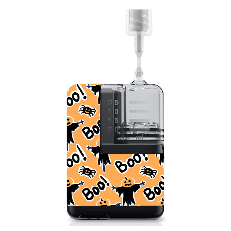 Pumpkin Boo Tandem Mobi Sticker - Pump Peelz Pumpkin Boo Tandem Mobi Sticker - Pump Peelz