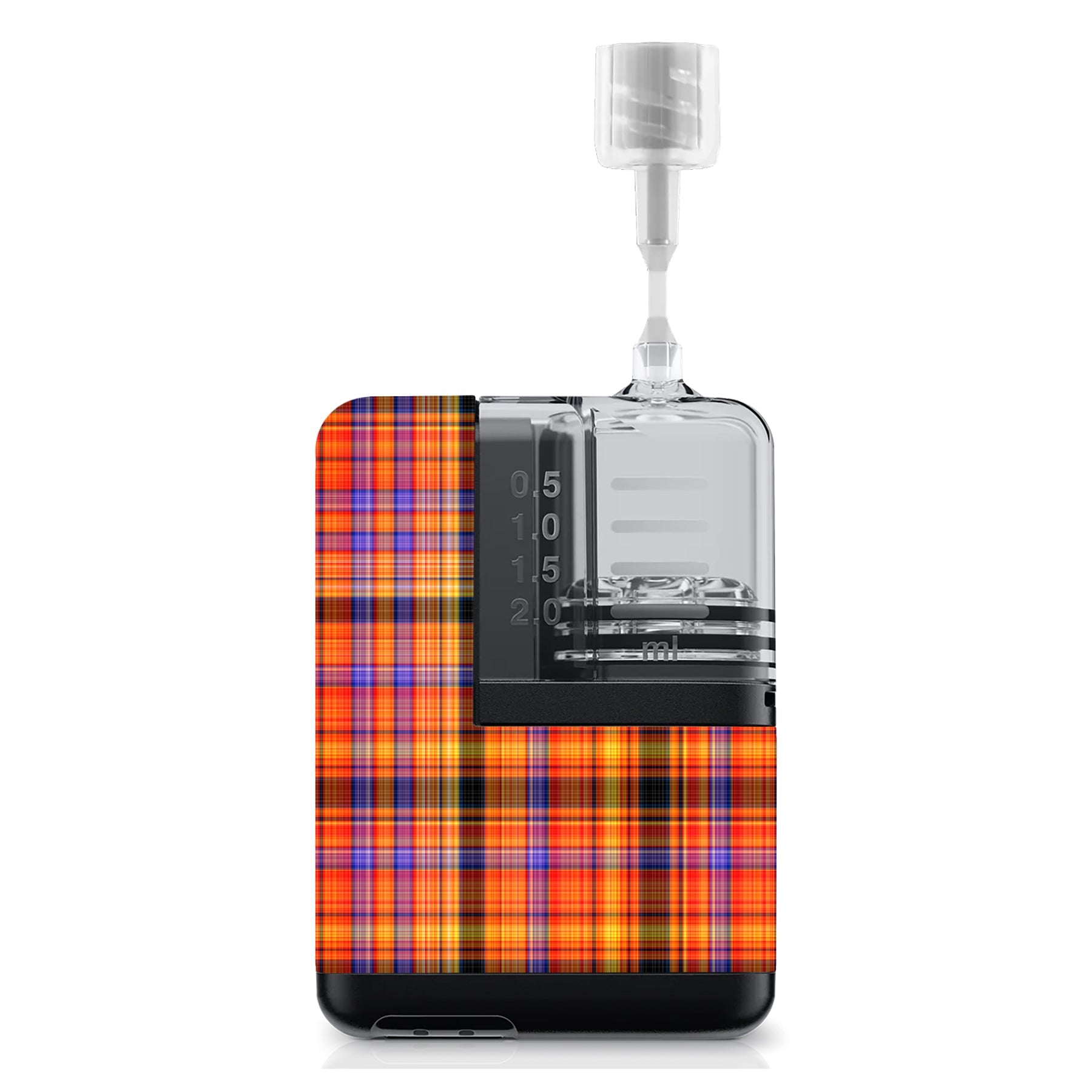 Pumpkin Plaid Tandem Mobi Sticker - Pump Peelz Pumpkin Plaid Tandem Mobi Sticker - Pump Peelz