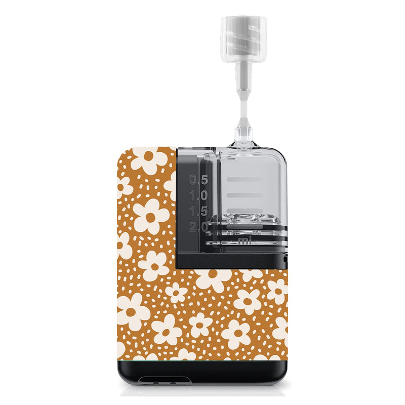 Caramel Daisies Tandem Mobi Sticker - Pump Peelz Caramel Daisies Tandem Mobi Sticker - Pump Peelz